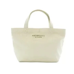 アンテプリマ ANTEPRIMA ミスト MISTO ハンドバッグ ミニトート 白 ホワイト ラメ キャンバス ロゴ入り /RI ■OS