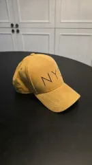 NEW ERA NYC コーデュロイ ベースボールキャップ イェロー S/M