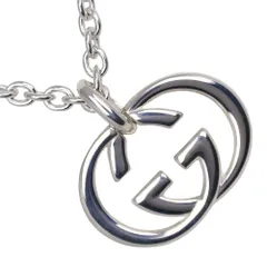 【GUCCI】グッチ インターロッキングG シルバー925 ユニセックス 26.3g ネックレス