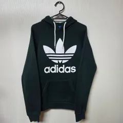 アディダス 起毛 フードTシャツ ダークグリーン 85 (160 オススメ)