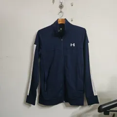 アンダーアーマー ネイビー トラック ジャケット