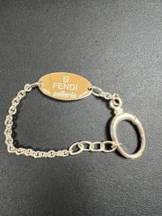 【男女兼用】フェンディ　メンズ　レディース　ブレスレット　セレリア　シルバー