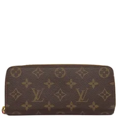 ルイヴィトン LOUIS VUITTON 長財布 ポルトフォイユ クレマンス モノグラムキャンバス フューシャ ゴールド金具 ピンク ラウンドファスナー  M60742 CA2116【中古】