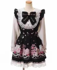 新品未使用✨匿名配送✨LIZLISA Many Hearts Afternoontea柄セットアップ タグ付