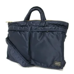 PORTER ポーター バッグ | TANKER ショート ヘルメットバッグ | SHORT HELMET BAG | 2WAY ハンドバッグ ショルダー ナイロン | ネイビー 紺 | 日本製 ブランド カバン【レディース】【中古】