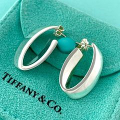 ティファニー TIFFANY ジオメトリンク フープピアス SV925 希少 - メルカリ