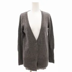 ギャップ GAP カーディガン ニット ウール Vネック S グレー /FF ■MET1