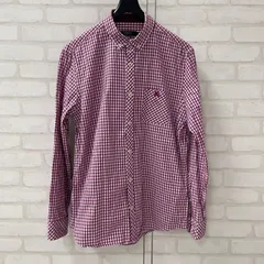 値下げ バーバリー ブラックレーベル BURBERRY BLACK LABEL マーク 刺繍 チェック ボタンダウン 長袖 シャツ 3 三陽商会