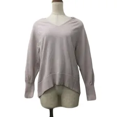 バンヤードストーム BARNYARDSTORM セーター ニット Vネック プルオーバー カシミヤ混 無地 長袖 0 ピンク