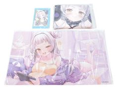 白詰草 にじさんじ 栞葉るり スリーブ プレイマット - メルカリ