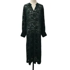 ジャーナルスタンダード JOURNAL STANDARD ワンピース Iライン ロング 総レース 長袖 緑 グリーン