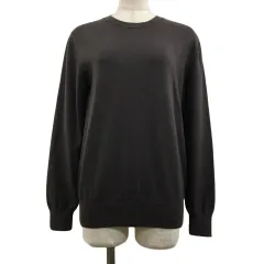 アーバンリサーチ ドアーズ URBAN RESEARCH DOORS セーター ニット プルオーバー クルーネック 無地 長袖 One 茶 ダークグレー ブラウン