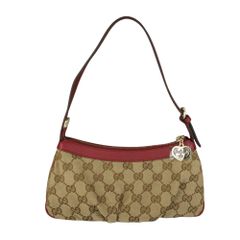 GUCCI グッチ アクセサリーポーチ ミニハンドバッグ GGキャンバス