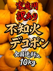 産地直送‼️和歌山県　家庭用訳あり 有田の不知火　デコポン　10Kg みかんキング