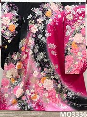 振袖 豪華 刺繍 金彩 紋意匠 薔薇 桜 身丈160cm - メルカリ
