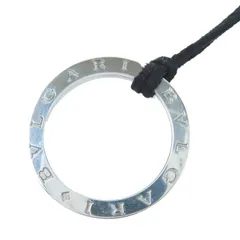極美品◇BVLGARI ブルガリ 925 ブルガリブルガリ キーリング ペンダント ネックレス シルバー 箱付き イタリア製 重量11.75g レディース メンズ◎