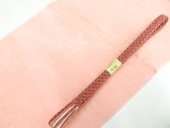 【一輝堂】和装小物 帯締め帯揚げセット 夏物 夏 平組 美品 帯締 帯揚 26w01-321
