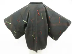 【京松】羽織 羽織紐別売り 正絹 着物 美品  身丈約77cm 裄丈62.5cm kyo8z01-53