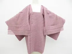 【京松】道行コート ショール付 正絹 美品 身丈約85.5cm 裄丈約62.5cm kyo8z01-77