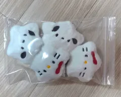 星柄ハローキティ2+ポチャッコ2キーホルダー