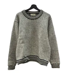 エルエルビーン L.L.Bean 80s 80年代 バーズアイ ニット Birds Eye Knit Sweater ノルウェー製 セーター 総柄 ベージュ Lサイズ 104MT-2581
