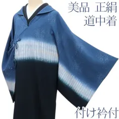 百華❀Y4461◇美品 正絹 付け衿付 道中着