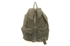 【中古】 PORTER メンズリュック バックパック -- TANKER BAG PORTER -- 黒 ブラック ロゴ