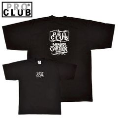 プロクラブ　Tシャツ ミスターカートゥン　コラボ 限定コラボ】PRO CLUB × MISTER CARTOON Tシャツ ボックスロゴ プロ