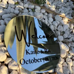 【追跡なし】welcomeのみ　ウェルカムスペース　結婚　ウェルカムミラー　ウェディング