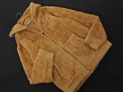 Champion チャンピオン ロゴ刺 ボア ジャケット sizeL/キャメル ◇■ レディース