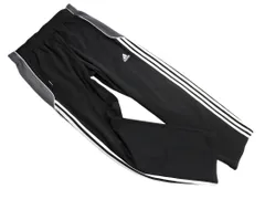 adidas アディダス ロゴ刺 トラック パンツ sizeM/黒 ◇■ レディース