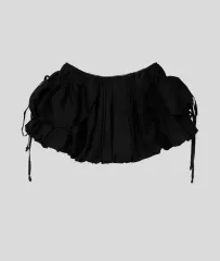 スカルプター スカート バルーン カーゴ スコート Black