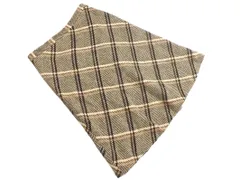 23区 大きいサイズ ウール混 チェック Aライン 台形 スカート size48/ベージュ ◇■ レディース