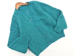 niko and ニコ アンド ニット ケーブル編み カーディガン sizeM/グリーン ◇■ レディース