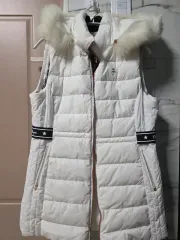 (レディース)CASTELBAJAC カステルバジャック 白 WHO ダウン ベスト