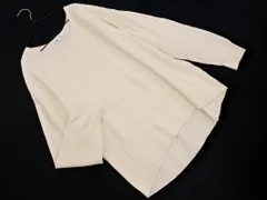 GLOBAL WORK グローバルワーク Vネック ニット セーター sizeS/オフホワイト ◇■ レディース