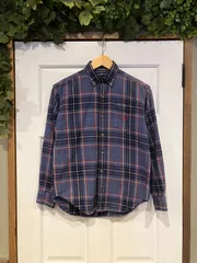 90s 90年代 Ralph Lauren シャツ ネルシャツ フランネル ボタンダウン 長袖 ラルフローレン チェック