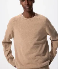 UNIQLO ユニクロ ニット ラムウール クルーネックセーター XL