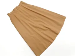 LOUNIE ルーニィ ロング Aライン 台形 スカート キャメル ◇■ レディース