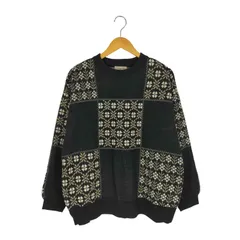 サマンサモスモス samansa Mos2 パネルジャガードニット レディース FREE 