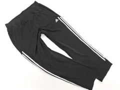 adidas アディダス ロゴ 刺 トラック パンツ size2XO/黒 ◇■ メンズ