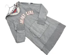 tommy girl トミーガール ロゴ パーカー ワンピース sizeS/グレー ◇■ レディース