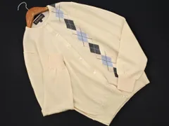 BROOKS BROTHERS ブルックスブラザーズ ウール100% カーディガン sizeL/アイボリー ◇■ レディース