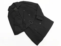 nano universe ナノユニバース 2WAY トレンチ コート size46/黒 ◇■ メンズ