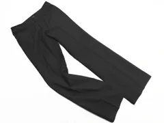 INED イネド ウール100% スラックス パンツ size11/黒 ◇■ レディース