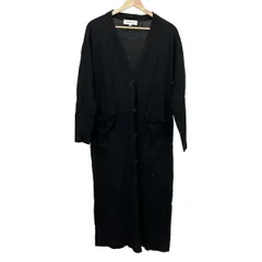 ENFOLD(エンフォルド) カーディガン サイズ38 M レディース - 黒 長袖/ロング丈