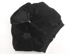 OLIVE des OLIVE オリーブデオリーブ ボア リバーシブル フーディー ジャケット sizeF/黒 ◇■ レディース