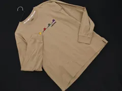 CONVERSE コンバース ALL STAR 刺繍 カットソー sizeL/ベージュ ◇■ メンズ