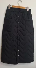 ダウン キルティング ロング スカートㅡ新品