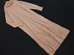 NATURAL BEAUTY BASIC ナチュラルビューティーベーシック タートルネック ニット ワンピース sizeM/ピンクベージュ ◇■ レディース